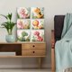 thumbnail image 5 of Qisvanset 12x16 Inch Pink Girl Dinosaur Canvas Wall Art, Cartoon Dino Theme Kids Room Wall Decor, 5 of 5