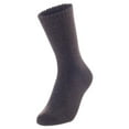 thumbnail image 2 of 3 Pairs Children's Wool Socks for Boys & Girls. Comfy, Durable, Stretchable, Sweat Resistant Colored Crew Socks LK0601 Size 9Y-11Y (Coffee,Dark Grey,Grey), 2 of 4
