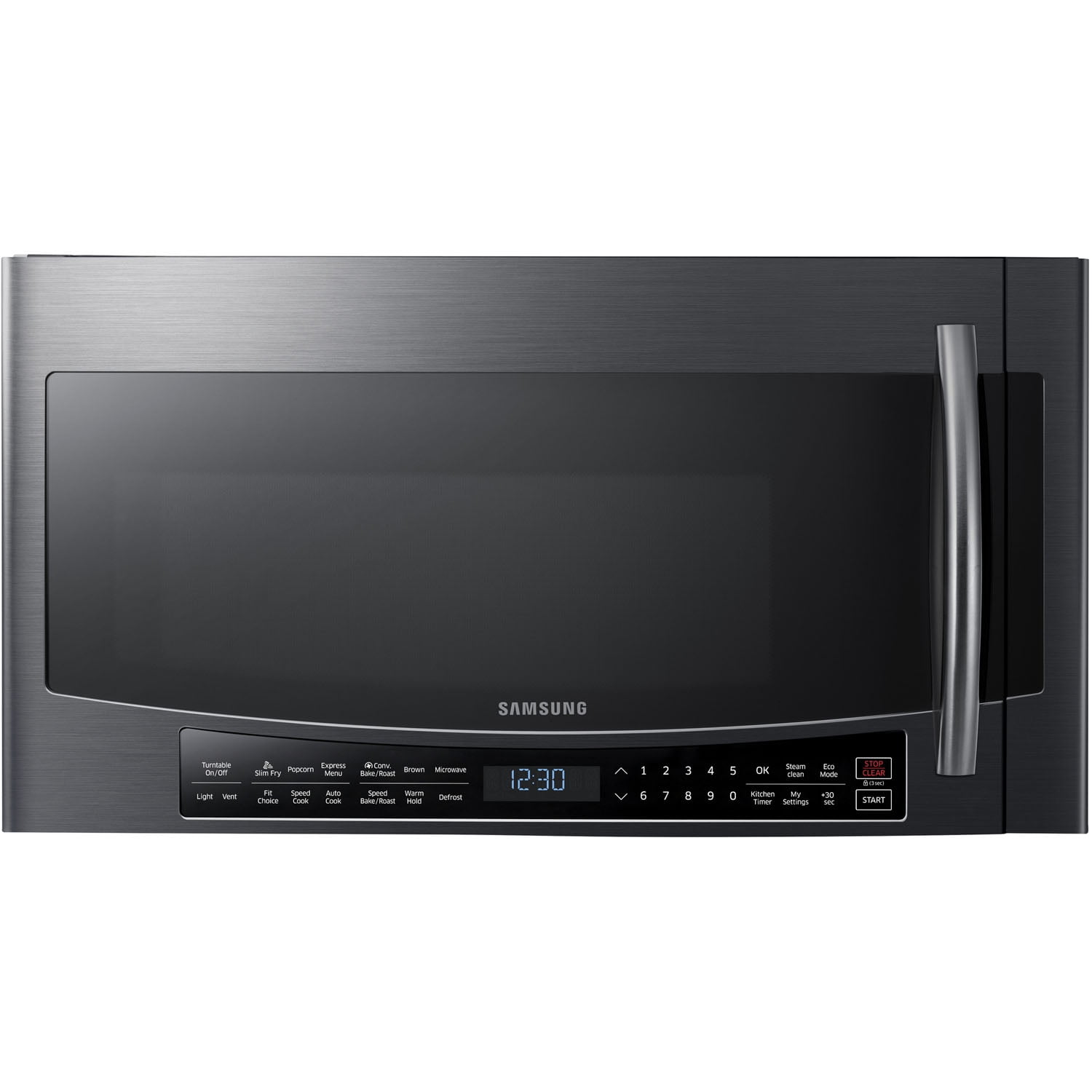 samsung microwave over the range black stainless