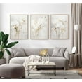 thumbnail image 3 of Neutral Wall Art Abstract Floral Canvas Pictures Beige Flower Wall Decor Modern Painting Minimalist Poster Abstract Botanical Prints White Artwork for Bedroom Living Room 16x24x3 Inch Ready to Hang, 3 of 5