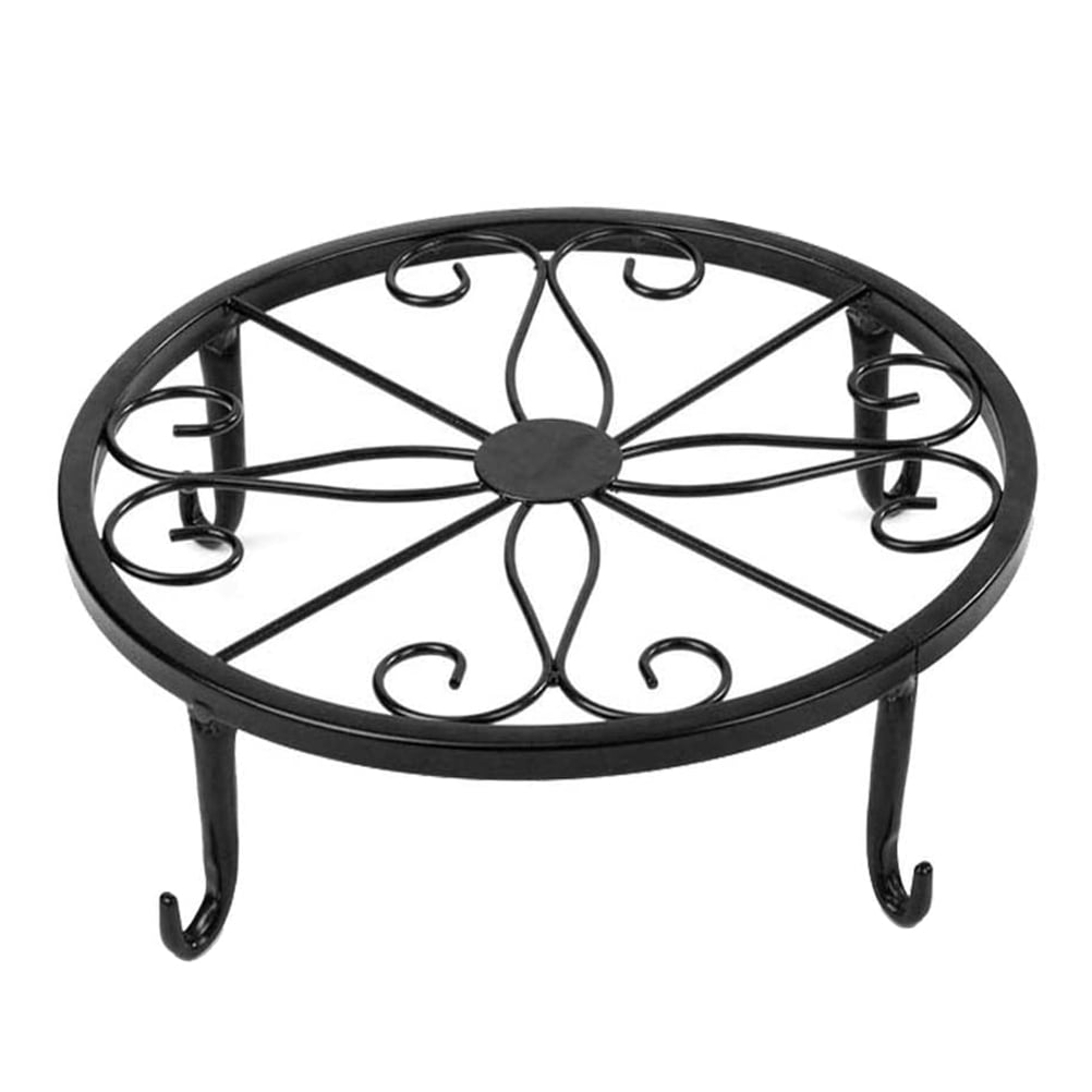Metal Plant Stand, Round Flower Pot Stand Indoor Outdoor Plant Holder