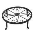 thumbnail image 1 of Soporte clásico de metal para macetas de hierro, base para macetas, soporte para decoración interior y exterior del hogar., 1 of 7