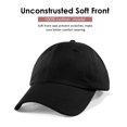 thumbnail image 2 of Gorra de béisbol Lvaiz Hats, con forro satinado, no estructurada, negra, 2 of 6