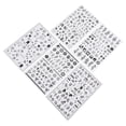 thumbnail image 1 of Nail Decals For Women Friends Assorted Color Decorative Effect 10 Sheets Per Set, 1 of 1