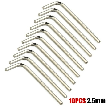 

10pcs L-type Hex Wrench Hexagon Wrench Key Wrench Optional 1.5-6mm