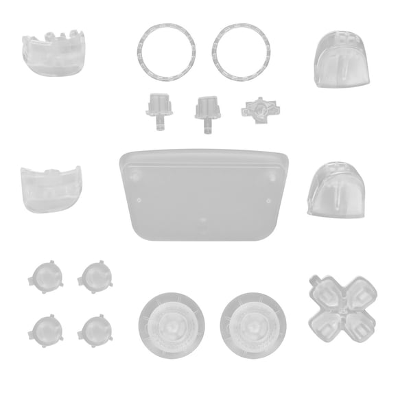 Full Button Set For PS5, Thumbsticks Buttons R1 L1 R2 L2 ABXY Buttons Controller Replacement Parts For PS5