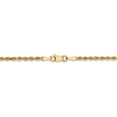 thumbnail image 4 of 14K Yellow Gold chain Rope Diamond-cut 20 in 2.5 mm, 4 of 5