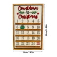 thumbnail image 3 of ⚡ Big Sale ! Wooden Countdown To Christmas Calendar With Moveable Christmas Decoration Countdown To Christmas Calendar, 3 of 9