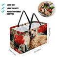 thumbnail image 2 of Kangaroo Large Capacity Reusable Oxford Cloth Storage Bin: Foldable Storage Bag, Picnic Basket, and Storage Box, 2 of 7