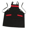 thumbnail image 1 of Delantal Bolsillos Tabard Negro Amarillo Unisex, 1 of 9