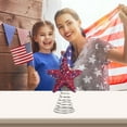 thumbnail image 7 of Independence Day, Independence Day Decor - Colorful Star Tree Topper, 7 of 7