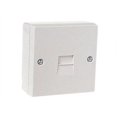 thumbnail image 1 of Dencon Telephone Socket 1 Way White, 1 of 1