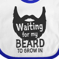 thumbnail image 4 of Inktastic Waiting for My Beard to Grow in Boys Baby Bib, 4 of 4