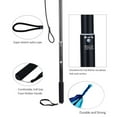 thumbnail image 3 of EUWBSSR Dog Flirt Pole,Extendable Flirt Pole with 2pcs Braided Rope Tugs,Pet Interactive Chasing Tail Teaser Wand Training Chewing Rope for Dog Outdoor Entertainment, Train and Exercise, 3 of 8