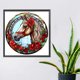 thumbnail image 5 of Pintura de diamante 5D DIY Taladro redondo completo Kit de caballo de vidrieras Decoración para el hogar Hugtrwg Para estrenar, 5 of 9