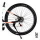 thumbnail image 4 of Bicicleta de Montaña LUMO R29 Acero 21 Vel Cambios Shimano Rojo Mediano, 4 of 8