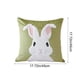 thumbnail image 3 of Uuiauoio Easter Pillow Covers Bunny Throw Pillow Covers 18 x 18 Inch Easter Decoration Rabbit Cushion Case for Bedroom Sofa Couch Easter Holiday Festivals Home Decor, 3 of 6