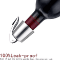 thumbnail image 4 of Tapones de vino reutilizables, seguros y saludables, tapón sellador de champán, mantiene el vino fresco hasta 10 días, tapón de acero inoxidable para botellas de vino, adecuado para la mayoría de las, 4 of 5