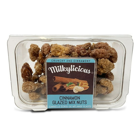 Milkylicious - Cinnamon Glazed Mixed Nuts - 4 Oz