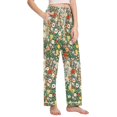 thumbnail image 2 of FORMRS Women's Pajama Pants with Pockets Soft Comfy Loungewear Sleep Bottom, Sizes S-2XL, Beige Floral Garden, 2 of 8