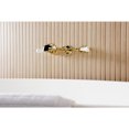 thumbnail image 4 of Kingston Brass KS5022PL  Two-Handle Wall Mount Roman Tub Faucet, Polished Brass, 4 of 7