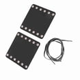 thumbnail image 4 of Fundas de cuero para manillar de motocicleta, accesorios de modificación (negros), 4 of 14