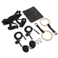 thumbnail image 3 of Gymnastic Rings Set, Comfortable Wear Resistant Stainless Steel Strength Training Equipment For Home Exercise ANGGREK Otros, 3 of 8