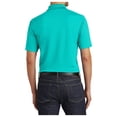 thumbnail image 2 of Yellow Rooster Men's Dry Zone UV Micro Mesh Polo Aquamarine XS, 2 of 4