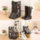 thumbnail image 5 of Bolsa de bota alta reutilizable, zapatos, zapatilla de deporte, cremallera, almacenamiento, botas debajo de la cama, bolsa protectora, hogar, Almacenamiento y organización del hogar Negro Largo Yuarrent HA011885-01, 5 of 6