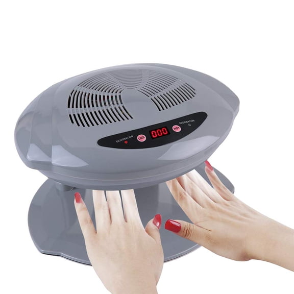 EECOO Nail Polish Dryer, 400w 2 in 1 Nail Polish Dryer Machine Temperature Sensor for Both Hands and Feet Nail Art Tools Accessories, 110v