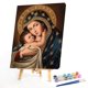 thumbnail image 2 of Pintura pintada a mano DIY hecha a mano por números, cuadro de lienzo al óleo, Kit de niño virgen Likrtyny Arte deco, 2 of 9
