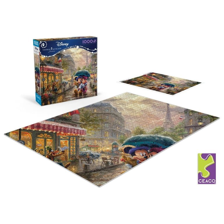 Ceaco Mickey and Minnie in Paris 1000 Piece Interlocking Jigsaw