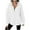 White, variant on gbyLJF Women's Oversized Half Zip Pullover Solid Color Long Sleeve Hooded Tops Casual Comfy Hoodie with Large Pocket Winter Sweatshirt for Women