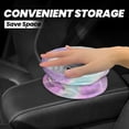 thumbnail image 4 of Honeii Purple Sparkling Butterfly Print Waterproof Car Trash Can,Waterproof Portable Collapsible Trash Can,Garbage Container fits Most Cars,SUVs,and Trucks, 4 of 7