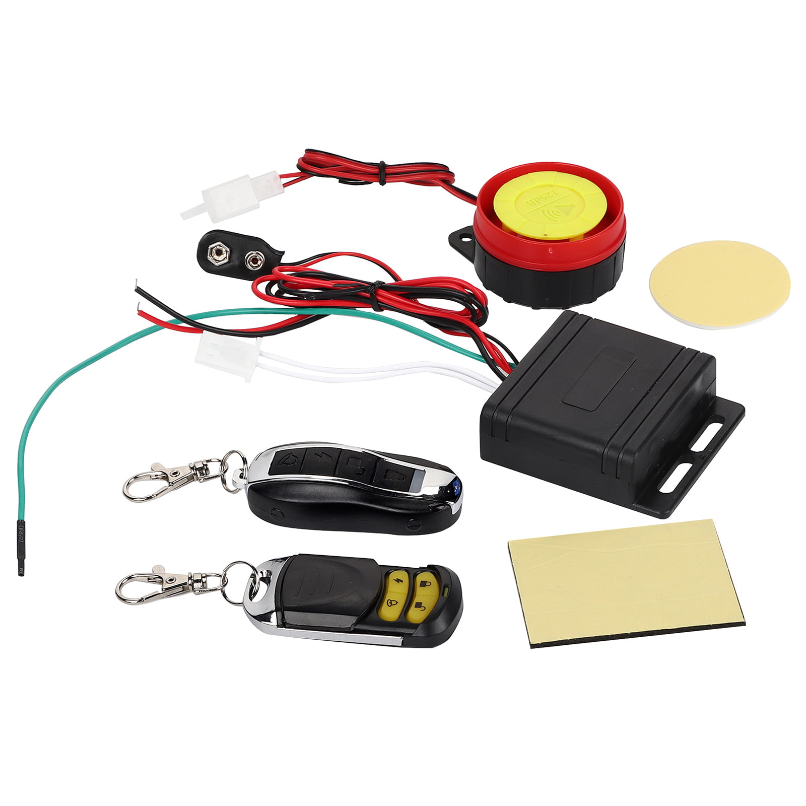 Anti-Theft Vibration Motorcycle Bike Security Alarm System Remote Control 12V 