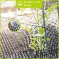 thumbnail image 3 of Homarden Cat Repellent Outdoor - Cat Scat Mat 16 X 13 Inches (Set of 10)- Cat Repellent Spikes - Keep Cats Out of Yard Permanently - Cat Deterrent - 13ft Coverage - Spike Mat, 3 of 7