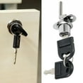 thumbnail image 2 of 16/19mm Cabinet Lock Zinc Alloy Furniture Desk Draw Pedestal Lock Office Home Filing Cabinet Lock With 2 Keys, 2 of 9