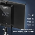 thumbnail image 4 of NEEWER 25W 12.9" Streaming Key Light with Desk Stand/2.4G Remote/USB Transmitter, PC/Mac APP Control Dimmable Edge Lit Video Panel Light wit, 4 of 9