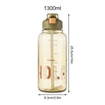 thumbnail image 7 of 1100nl Bottles with Time Markers and Handle for All Day Hydration,BPA Free Leakproof Plastic Water Bottles with Straw,Large Water Jug,Large Water Bottle for Gym Fitness Sports Outdoor Workout, 7 of 7