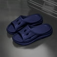 thumbnail image 2 of MIASHUI Women Slides Slippers Shower Bathroom Sandals Pool Beach Shoes,Blue,8, 2 of 9