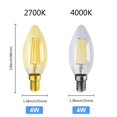 thumbnail image 1 of Bombilla Edison E27, E14, B22, 220V, 4W, 6W, 8W, C35, G45, A60, G80, G95, 1 of 4