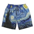 thumbnail image 5 of Goofa The Starry Night Printed Mens Swim Trunks Summer Quick Dry Short Beach Swimwear Bathing Suits-3X-Large, 5 of 9