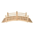 thumbnail image 5 of Shineco 4982N 6 ft. Cedar Garden Bridge, Natural, 5 of 5