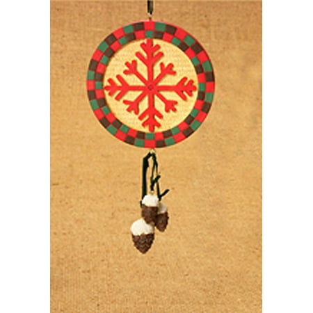 6 quot rustic lodge southwestern snowflake pinecone christmas 6 quot rustic lodge southwestern snowflake pinecone christmas