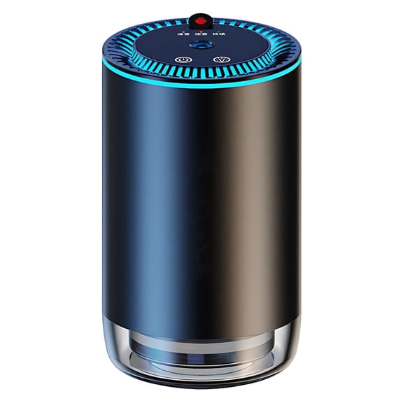 Smart Car Air Freshener Diffuser, Starry Sky Projection, 3 Modes Adjustable, Rechargeable Aroma Diffuser, Aluminum Alloy, 4.6 x 2.7 in / 11.8 cm x 6.8 cm