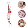 thumbnail image 3 of Unique Bargains 1 Pc Handbag Charms Keychains Baseball Bag Accessories Red, 3 of 5