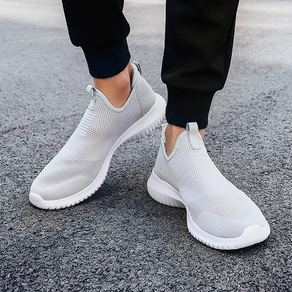 jjayotai Men Shoes Clearance Sale Couple Woven Breathable Casual Shoes Ultra Light Hollow Soft Bottom Mesh Shoes Rollbacks