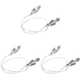 thumbnail image 1 of Línea Clip Cabeza Lámina Cable Esgrima Acero Inoxidable Alambre Soporte Máscara, 1 of 6