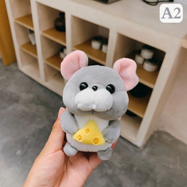 LLavero de peluche de Panda Kawaii, llavero de Animal de peluche suave de dibujos animados, muñeco de peluche, mochila de juguete colgante