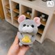 thumbnail image 1 of LLavero de peluche de Panda Kawaii, llavero de Animal de peluche suave de dibujos animados, muñeco de peluche, mochila de juguete colgante, 1 of 5